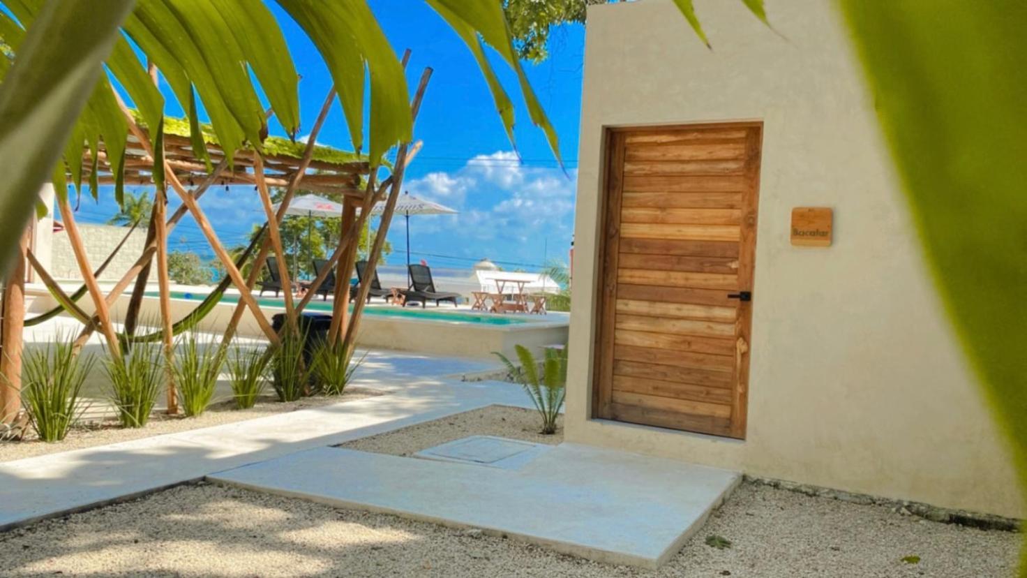 Hotel & Eco Cabanas Azul Maria バカラル エクステリア 写真