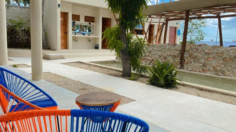 Hotel & Eco Cabanas Azul Maria バカラル エクステリア 写真