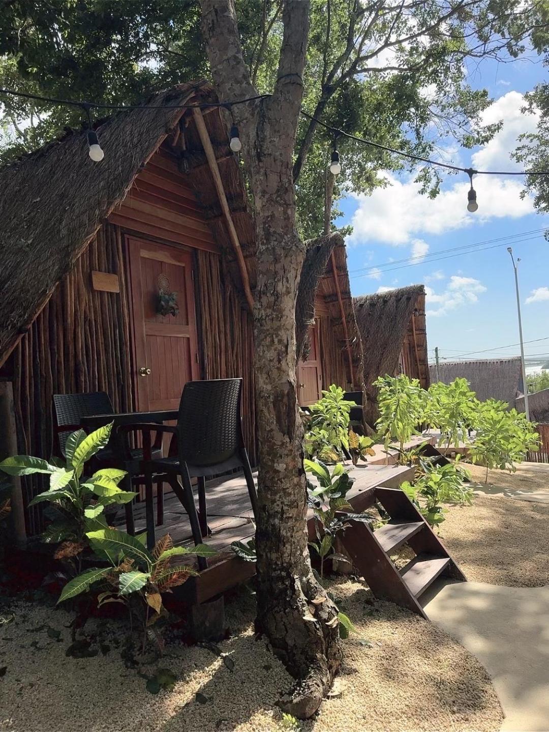 Hotel & Eco Cabanas Azul Maria バカラル エクステリア 写真