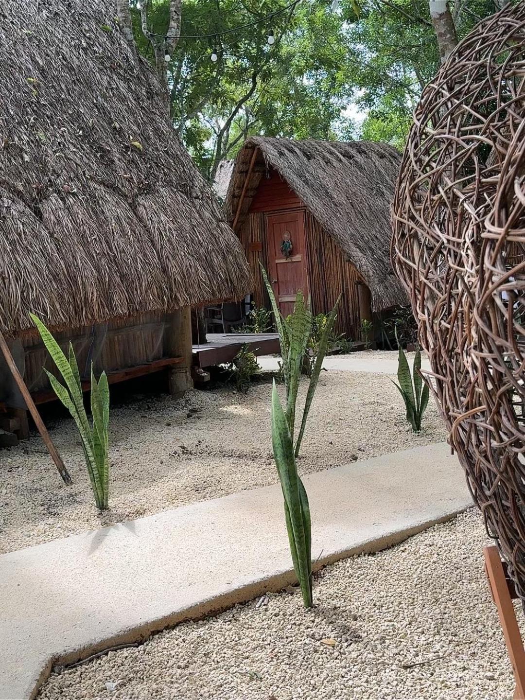 Hotel & Eco Cabanas Azul Maria バカラル エクステリア 写真