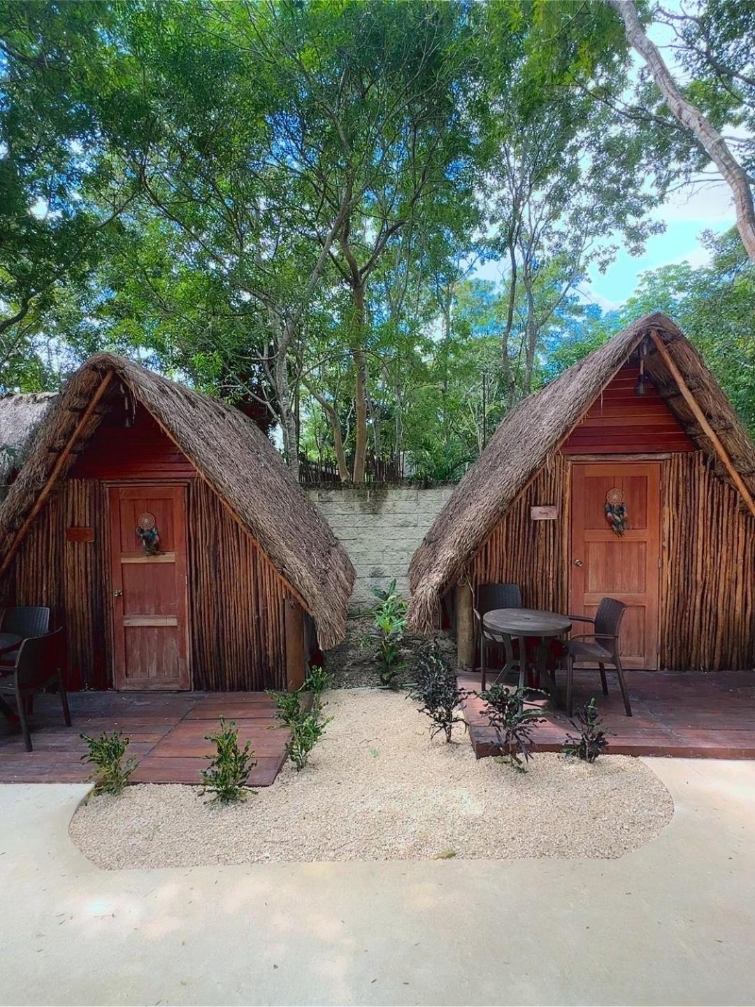 Hotel & Eco Cabanas Azul Maria バカラル エクステリア 写真