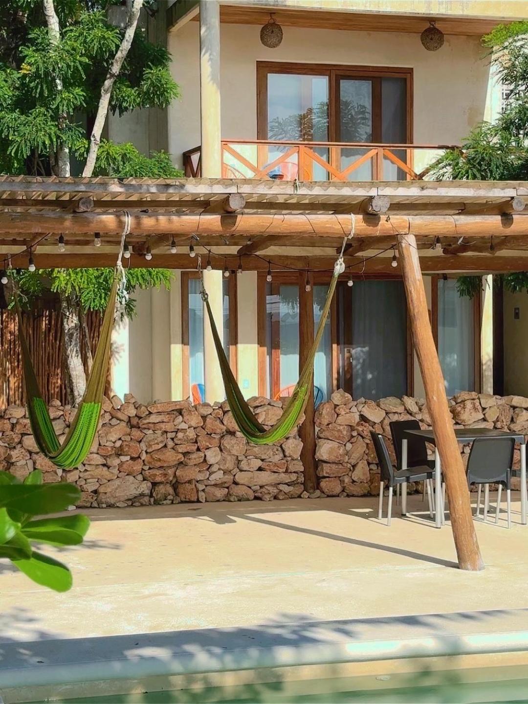 Hotel & Eco Cabanas Azul Maria バカラル エクステリア 写真
