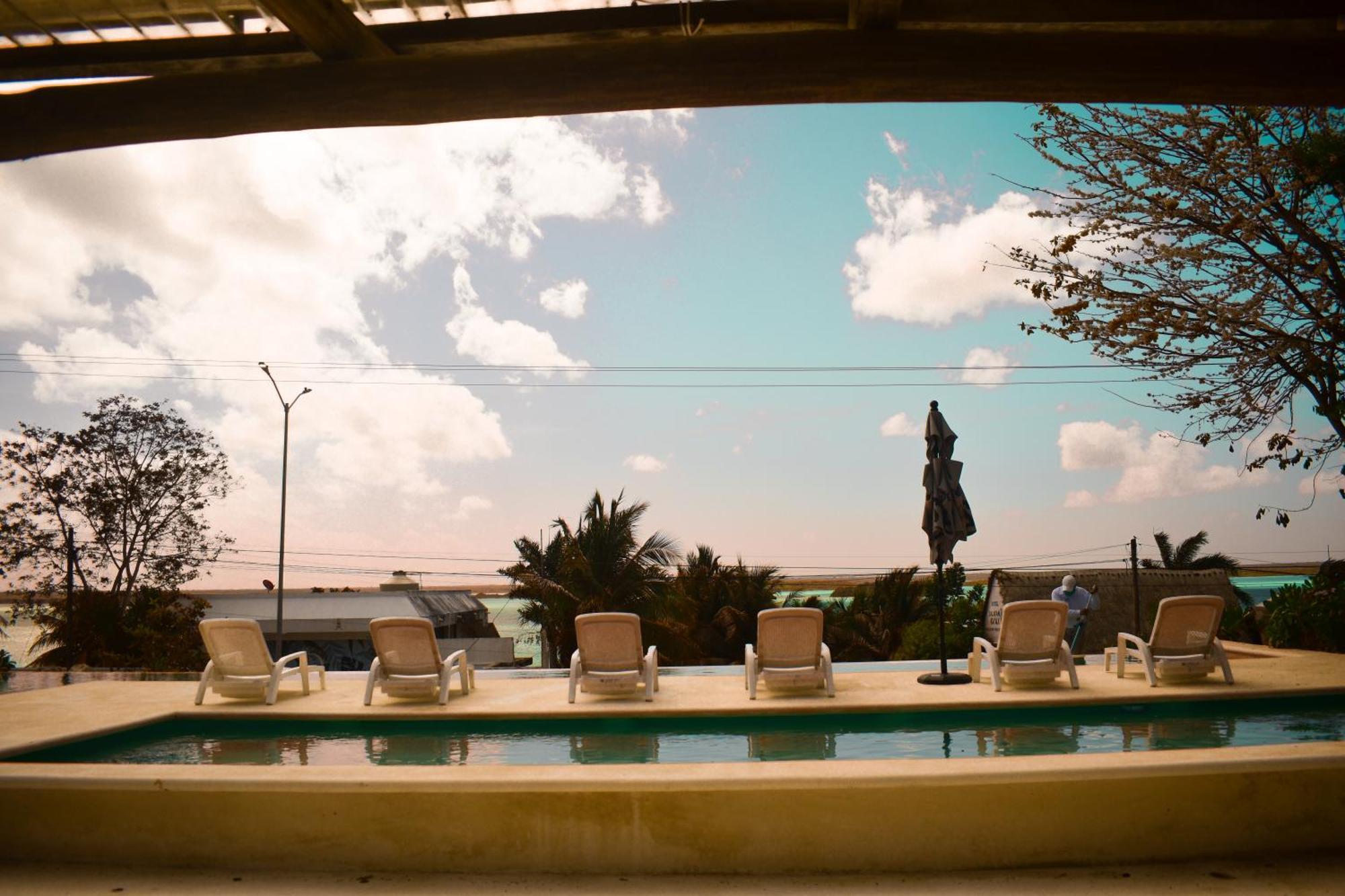Hotel & Eco Cabanas Azul Maria バカラル エクステリア 写真